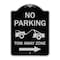 Signmission No Parking Tow-Away Zone W/ Right Arrow Heavy-Gauge Aluminum Sign, 24" x 18", BS-1824-23606 A-DES-BS-1824-23606 - alternate 1